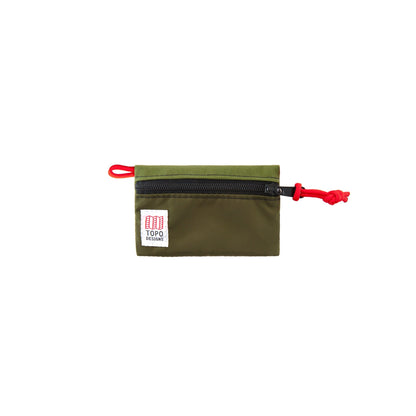 Front product shot of Topo Designs Accessory Bag in "Micro" "Olive".