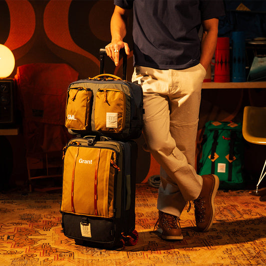 General image of Global Briefcase in "Olive / Dark Khaki"
