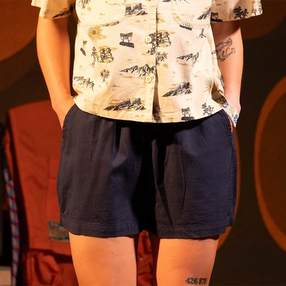 General detail lookbook on model shot of Daytripper Shorts - Women's in "Westbound"