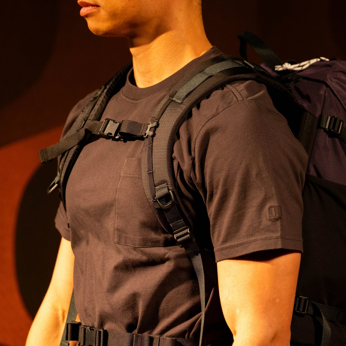 General lookbook on model phot of Rover Trail Pack