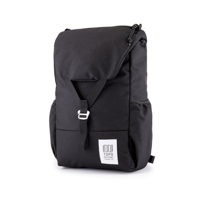 3/4 front product shot of Topo Designs Y-Pack in "black"
