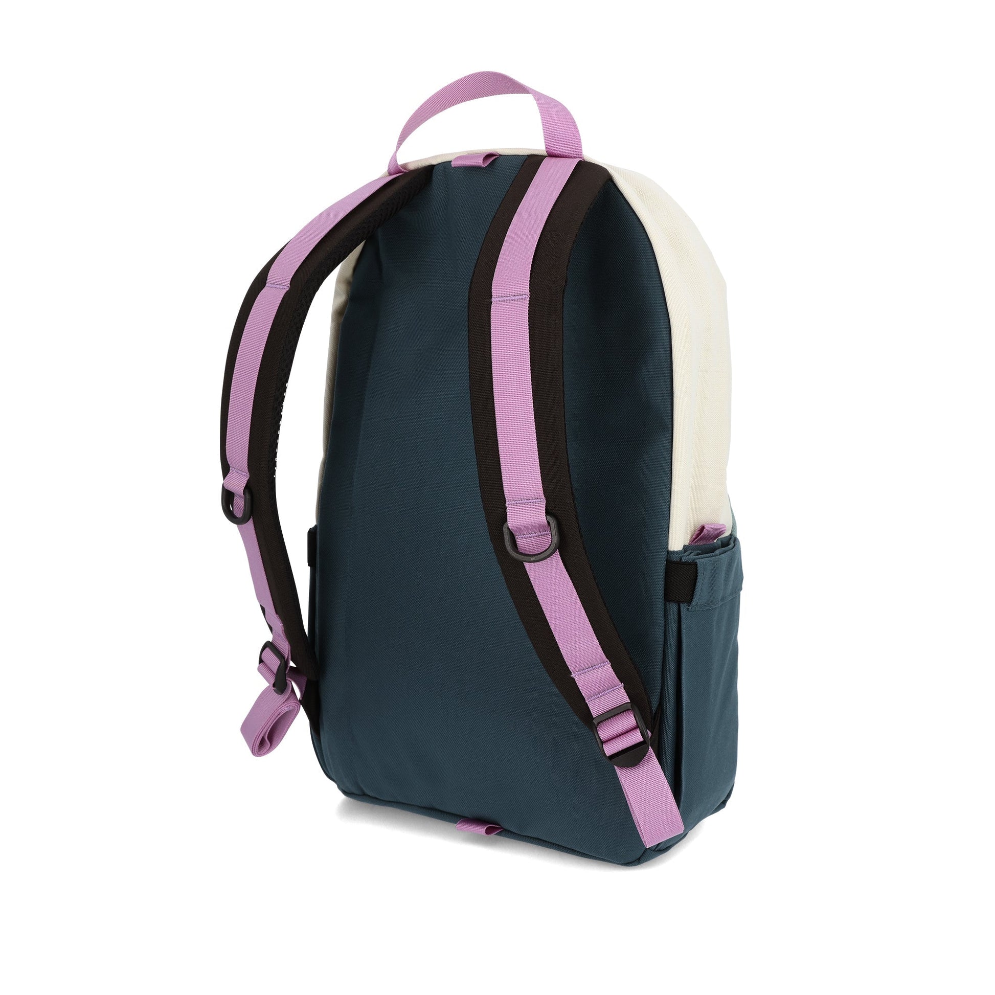 Topo Designs Daypack Classic 100% recycled nylon laptop backpack for work or school in "Sage / Pond Blue"