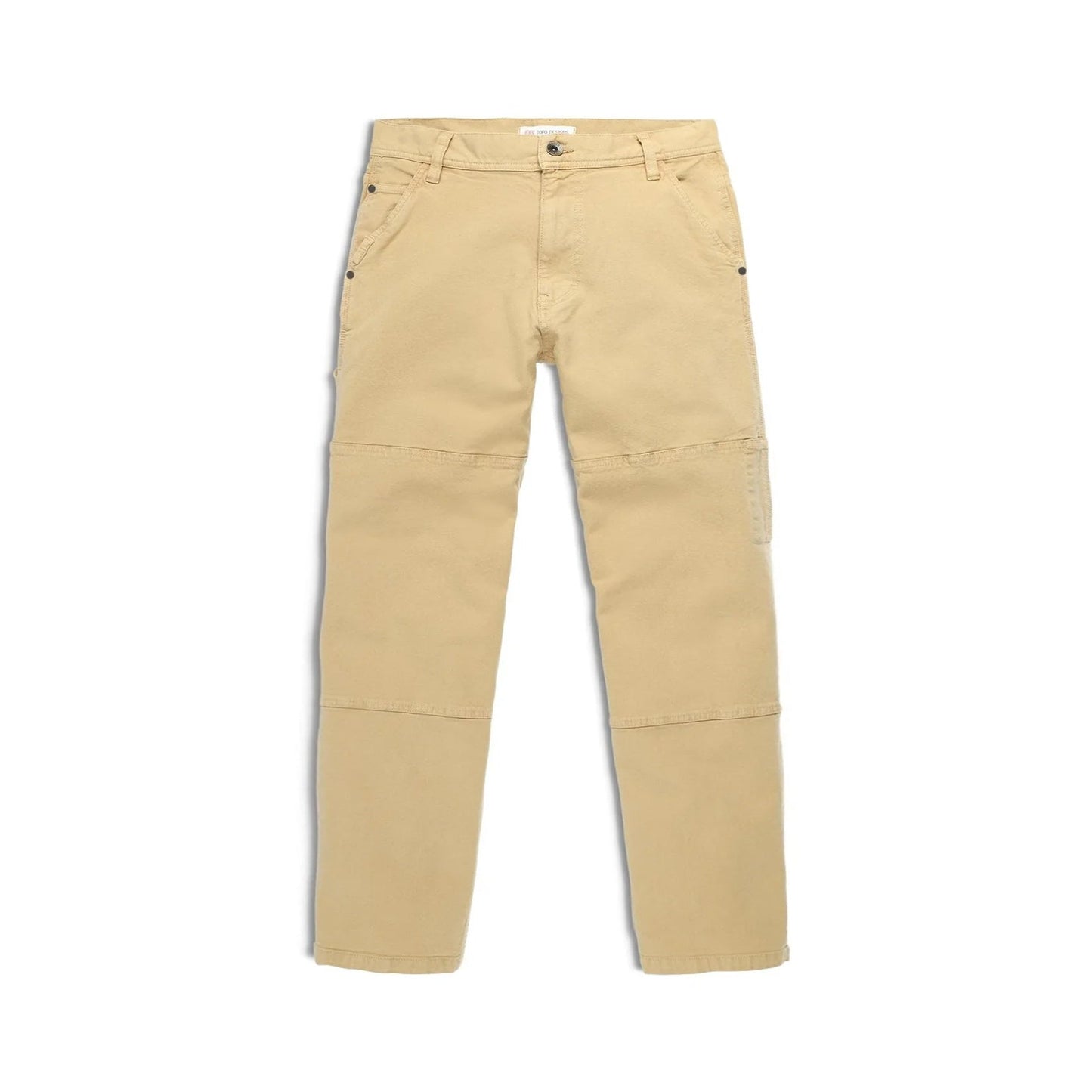 Front View of Topo Designs Dirt Utility Pants - Men's in "Sahara"