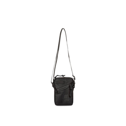 Front View of Topo Designs Mini Shoulder Bag in "Black"