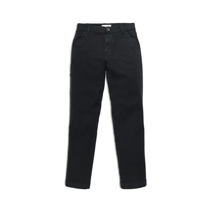 Front View of Topo Designs Dirt Utility Pants - Women's in "Black"