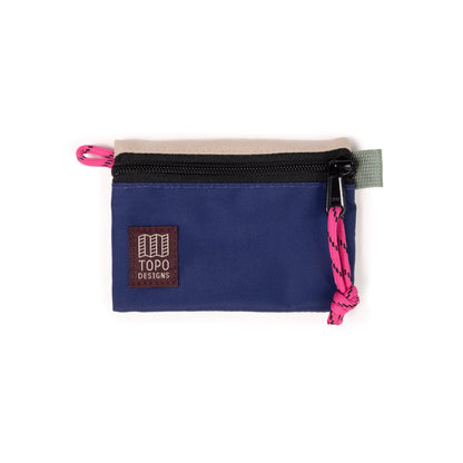 Front View of Topo Designs Accessory Bag "Micro" in "Cobblestone / Aura"