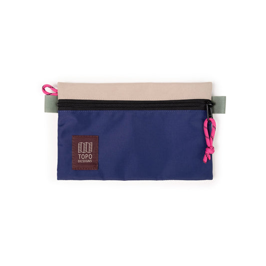 Front View of Topo Designs Accessory Bag "Small" in "Cobblestone / Aura"