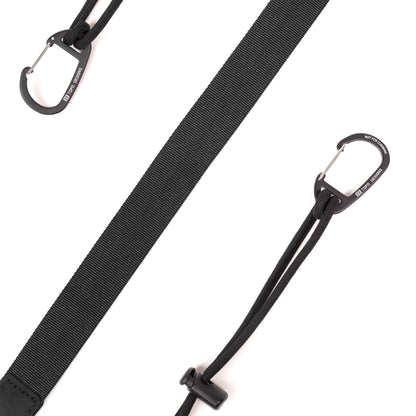 General Detail Shot of Carabiner Shoulder Strap in "Black"