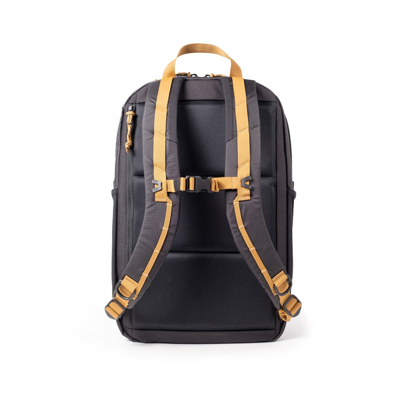 Back View of Topo Designs Commuter Backpack in "Beetle / Khaki"