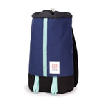Front View of Topo Designs Cosmos Backpack in "Aura / Black"