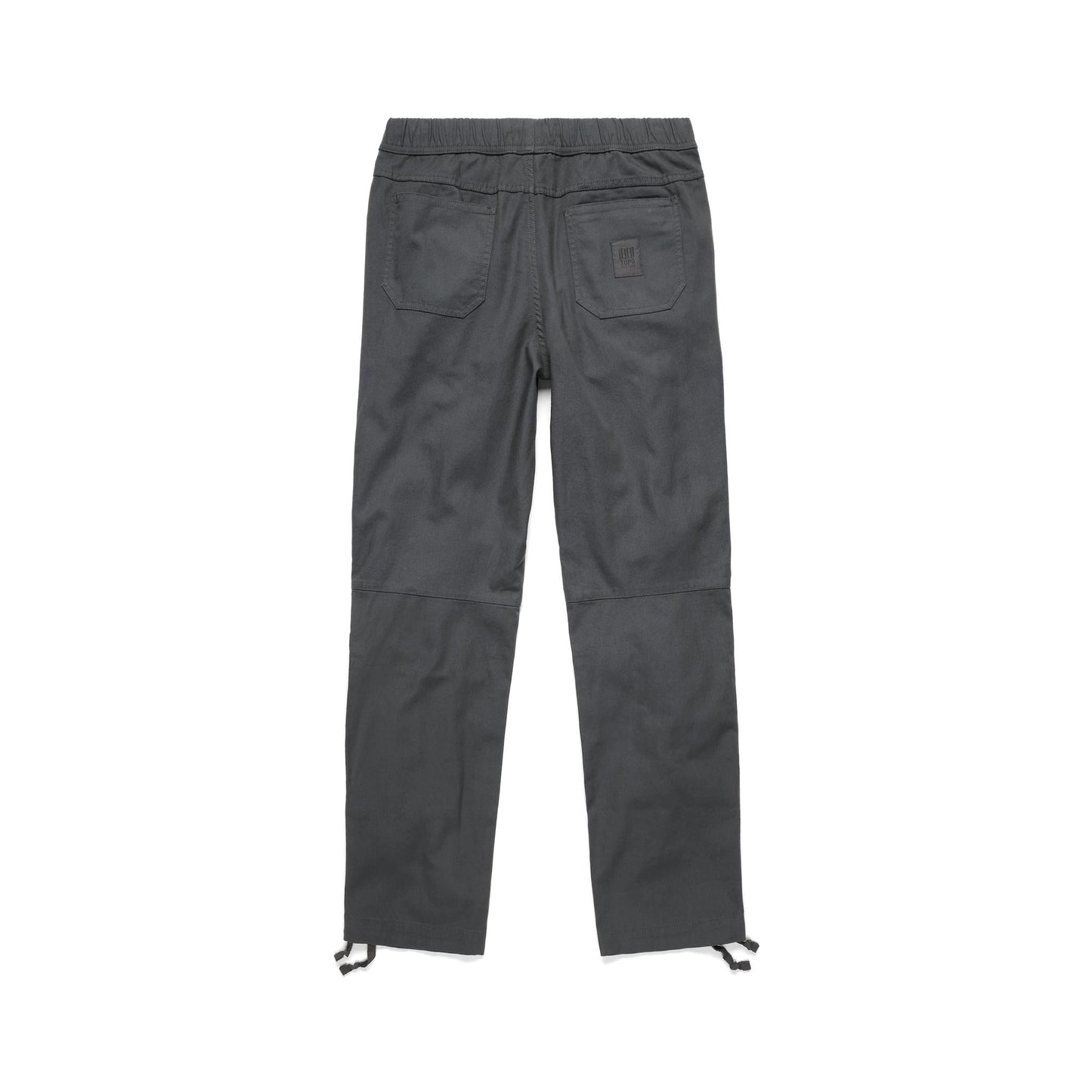 Back View of Topo Designs Dirt Pants Classic - Men's in "Asphalt"