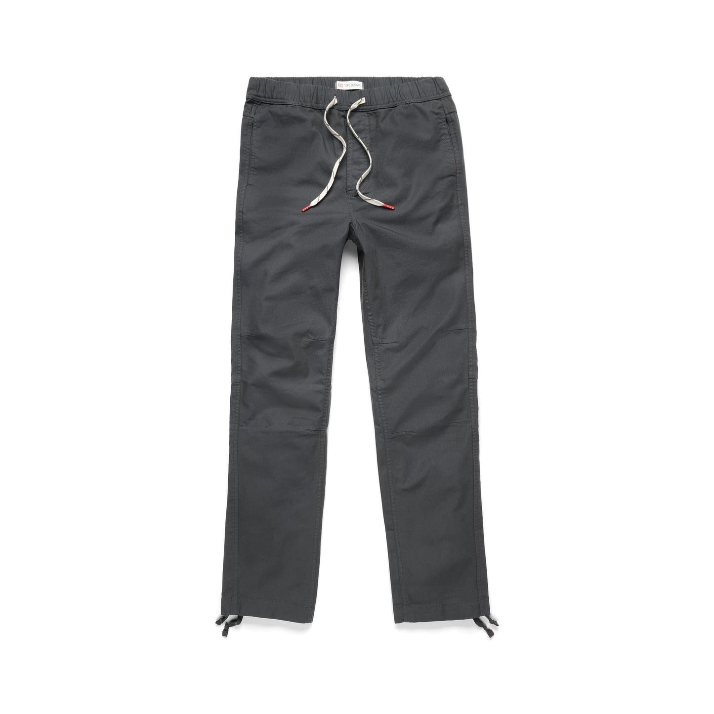 Front View of Topo Designs Dirt Pants Classic - Men's in "Asphalt"