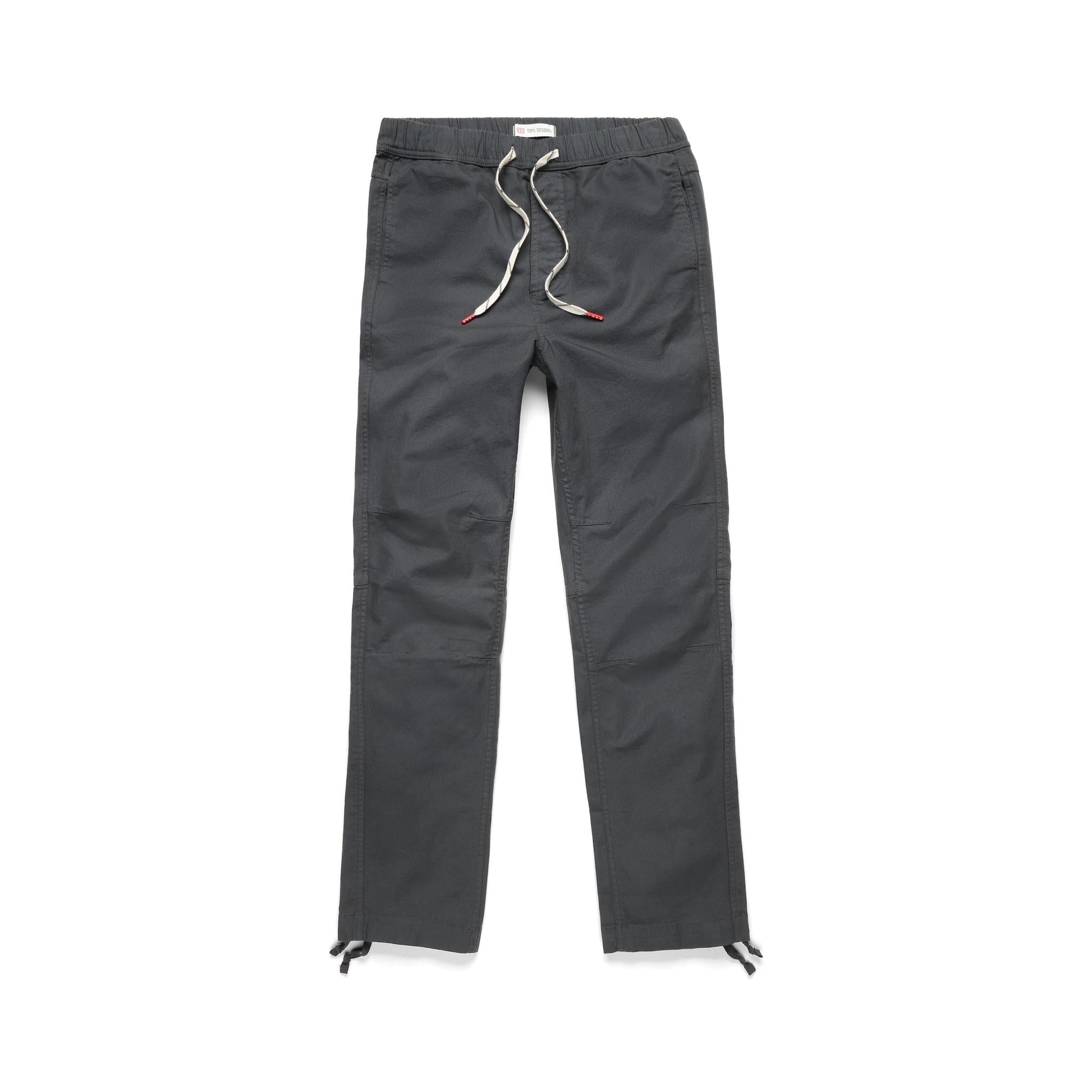 Front View of Topo Designs Dirt Pants Classic - Men's in "Asphalt"