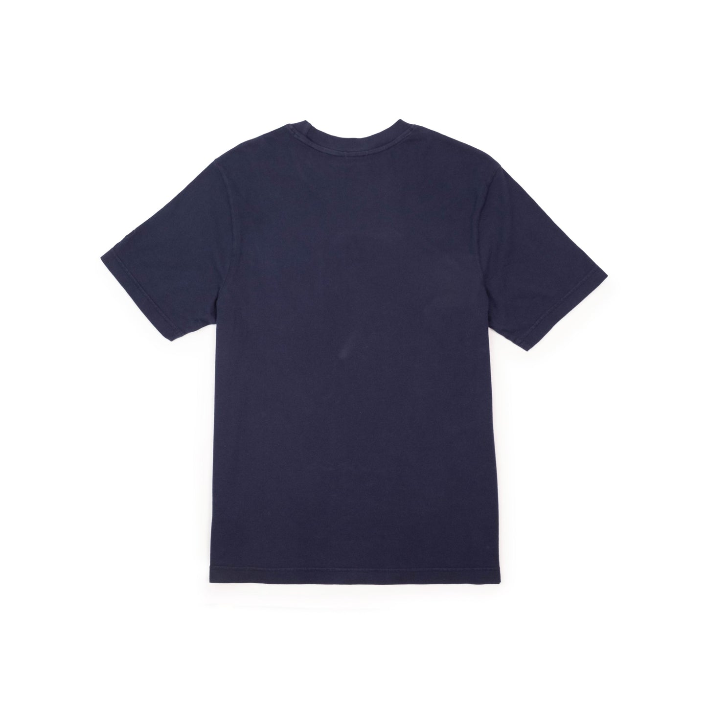 Back View of Topo Designs Dirt Pocket Tee Short Sleeve - Men's in "Midnight"