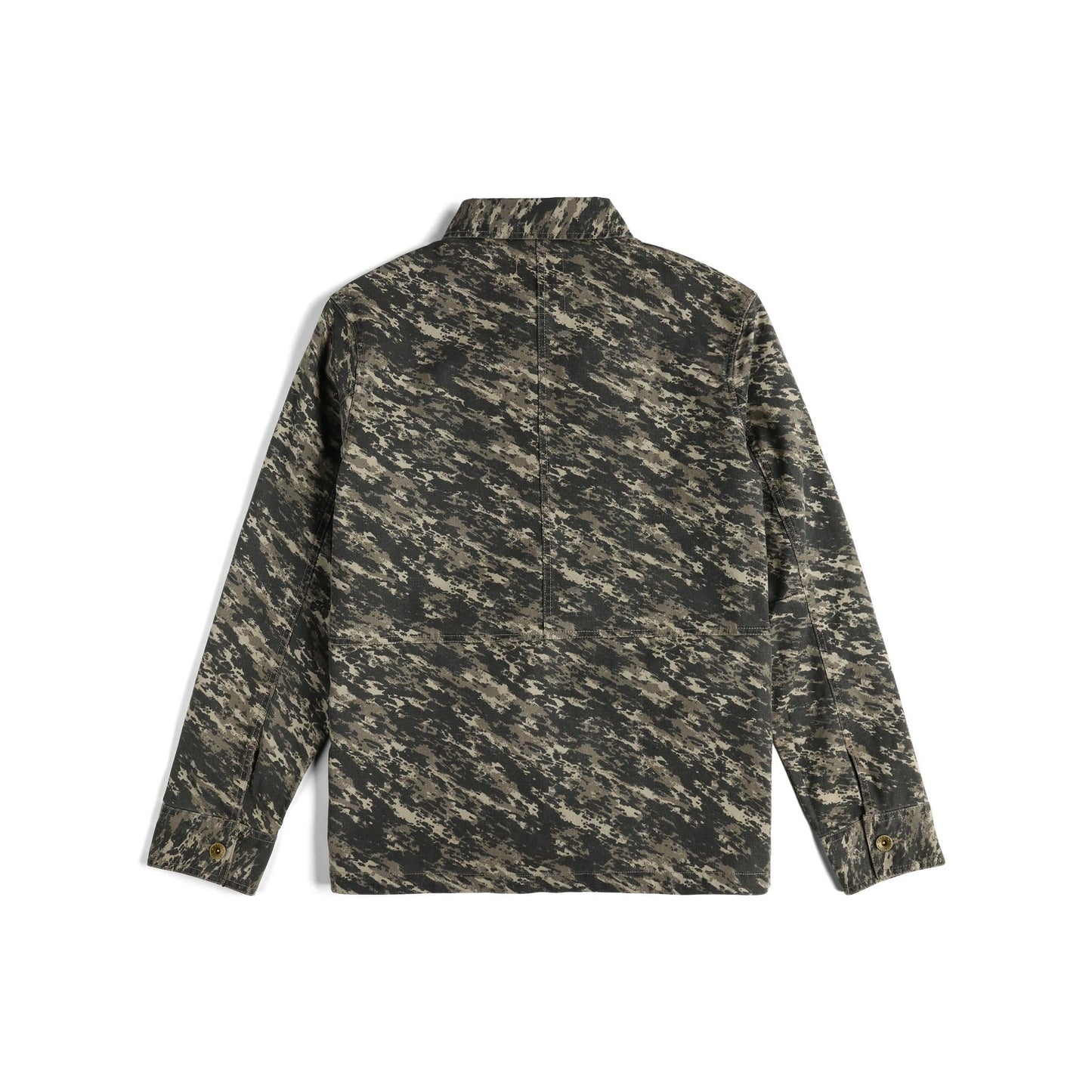 Back View of Topo Designs Utility Jacket - Men's in "Beetle Yukon"
