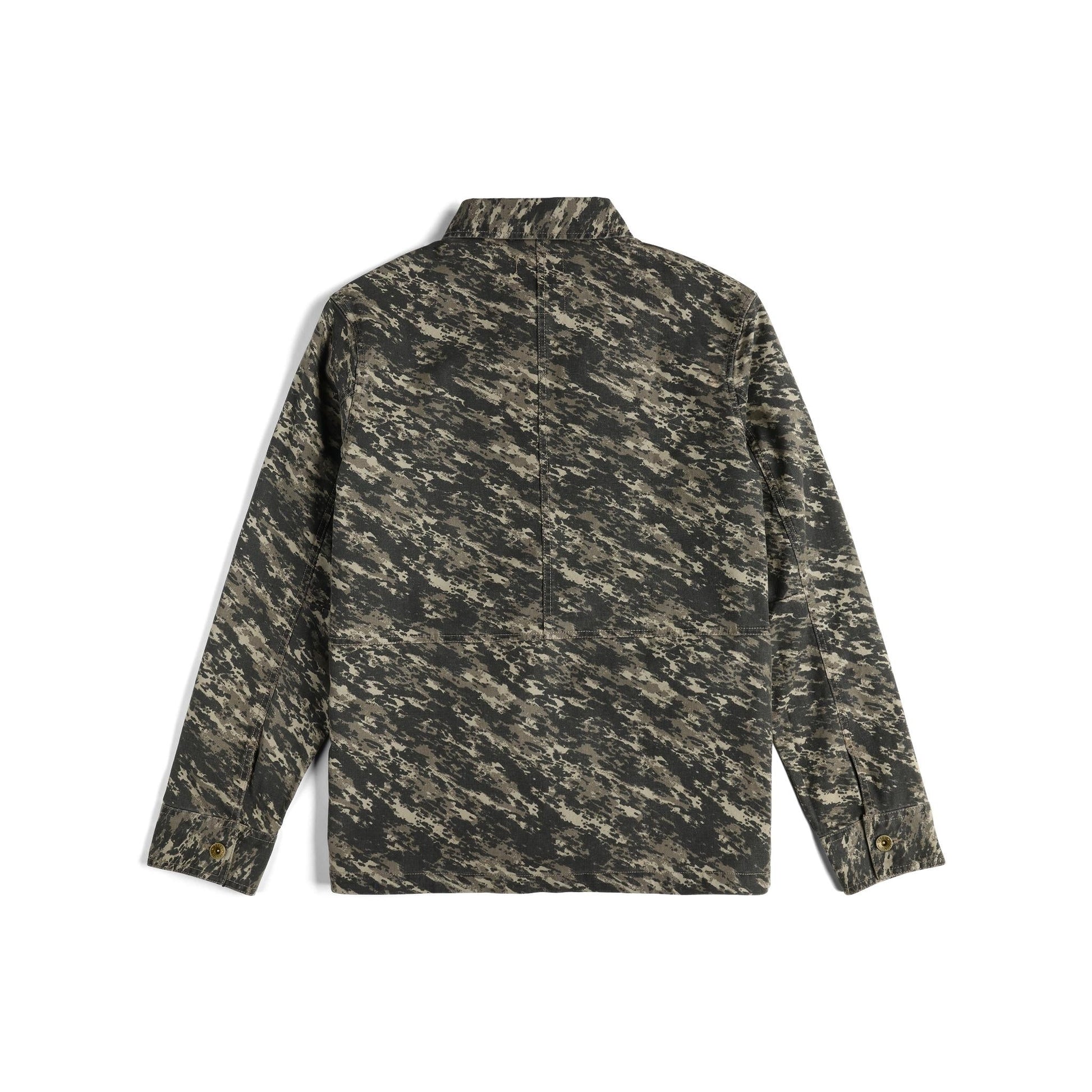 Back View of Topo Designs Utility Jacket - Men's in "Beetle Yukon"