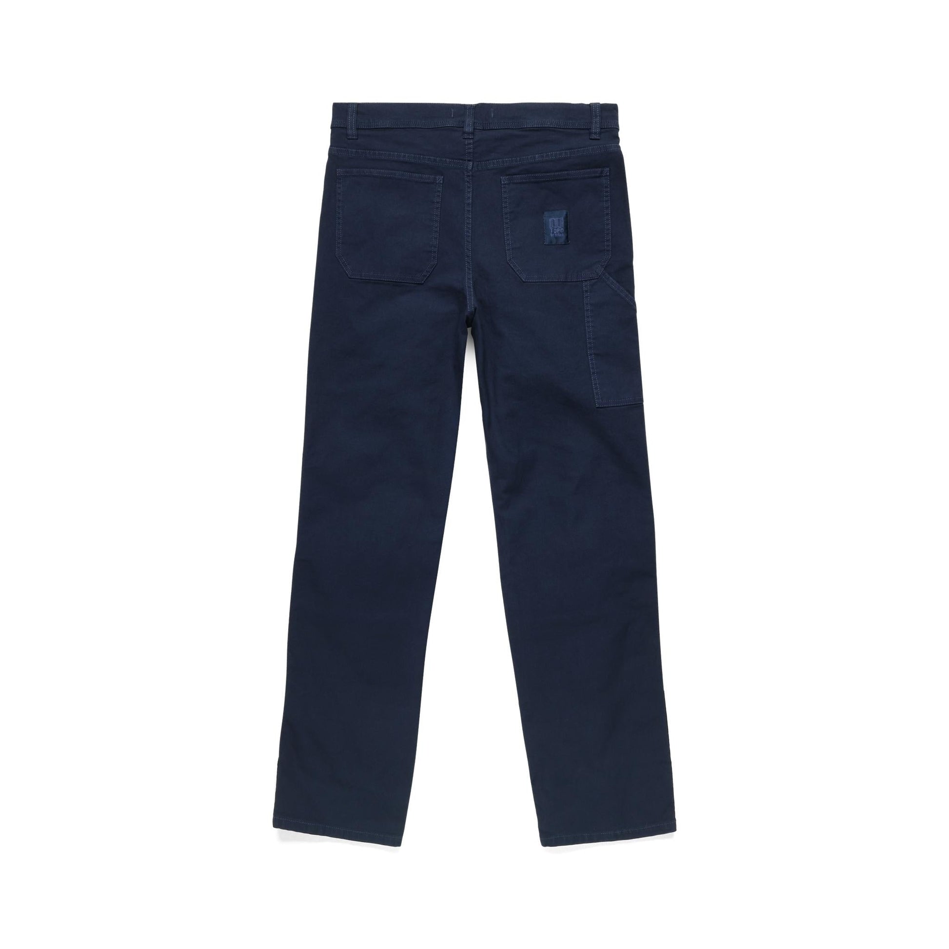 Back View of Topo Designs Utility Pants - Men's in "Midnight"