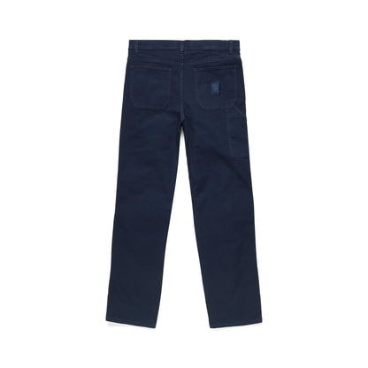 Back View of Topo Designs Utility Pants - Men's in "Midnight"