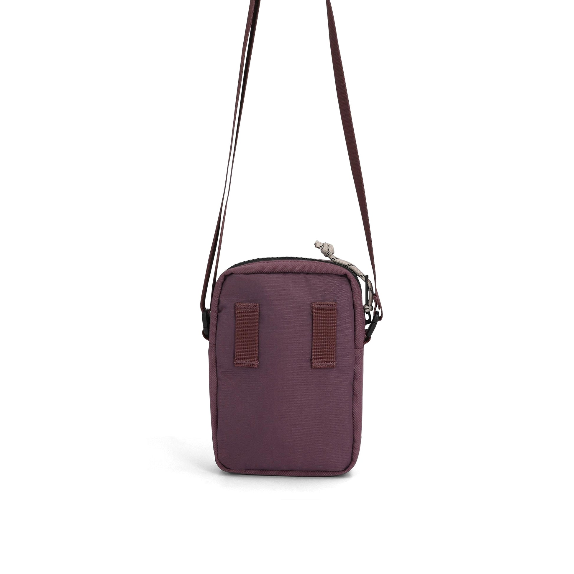 Back View of Topo Designs Mini Shoulder Bag in "Huckleberry"