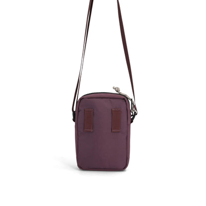 Back View of Topo Designs Mini Shoulder Bag in "Huckleberry"