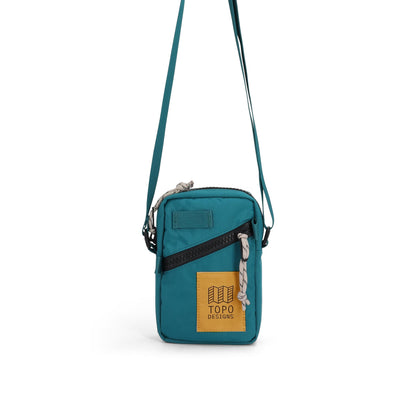 Front View of Topo Designs Mini Shoulder Bag in "Spruce"