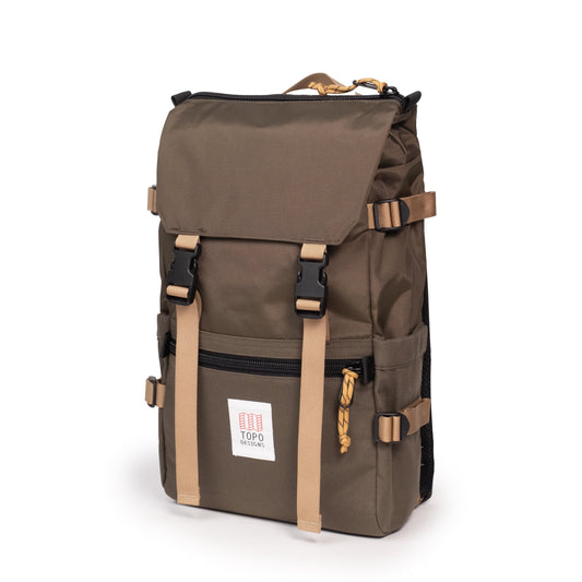 Front View of Topo Designs Rover Pack Classic in "Woodland"
