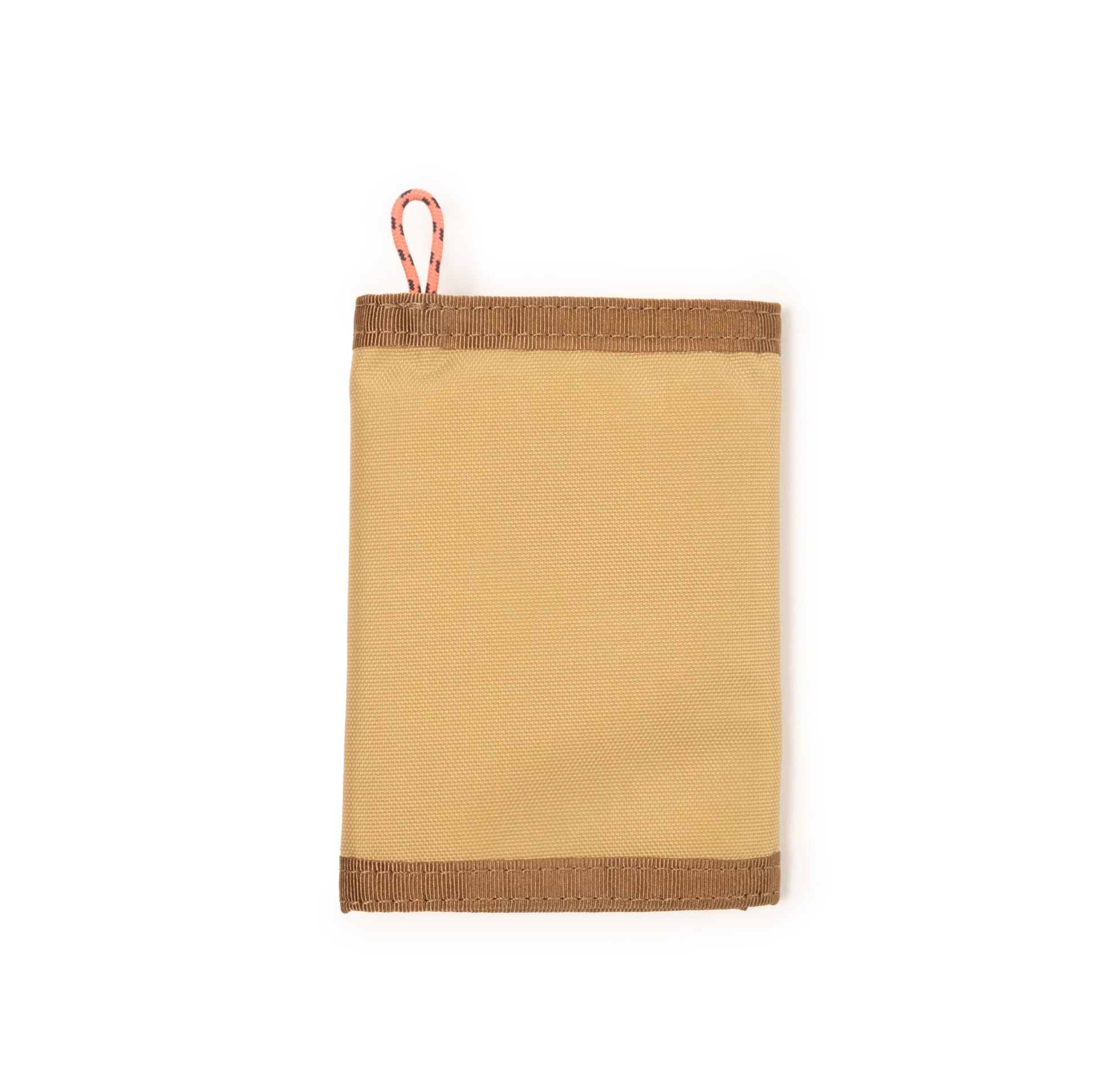 Back View of Topo Designs Tri -Fold Wallet in "Desert Palm / Sahara"