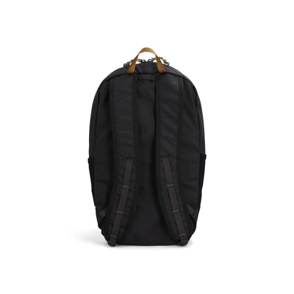 Back View of Topo Designs Peakview Packable Backpack in "Black / Neutral"