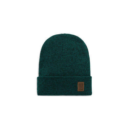 Front View of Topo Designs Work Cap in "Forest / Black Marl"