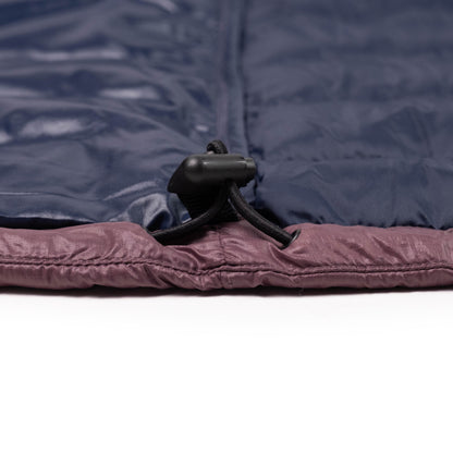 General Detail shot of Topo Designs Townie Puffer Jacket - Women's in "Huckleberry"
