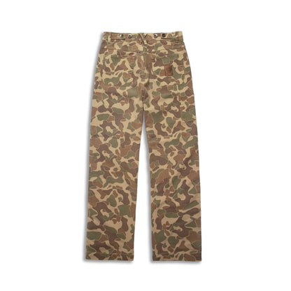 Back view of Topo Designs Utility Pants - Women's in "Duck Camo"