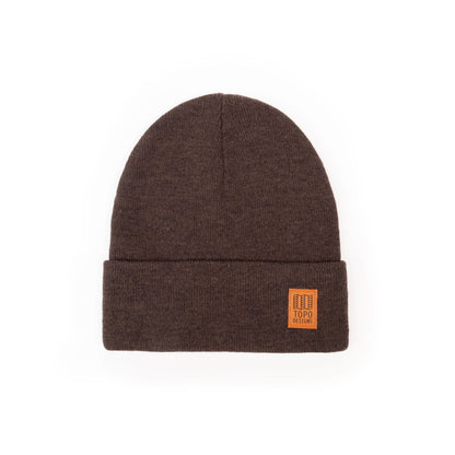 Front View of Topo Designs Work Cap in "Chocolate"