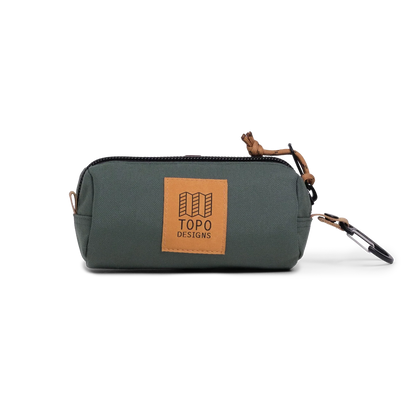 Front View of Topo Designs Burrito Bag in "Forest / Woodland"