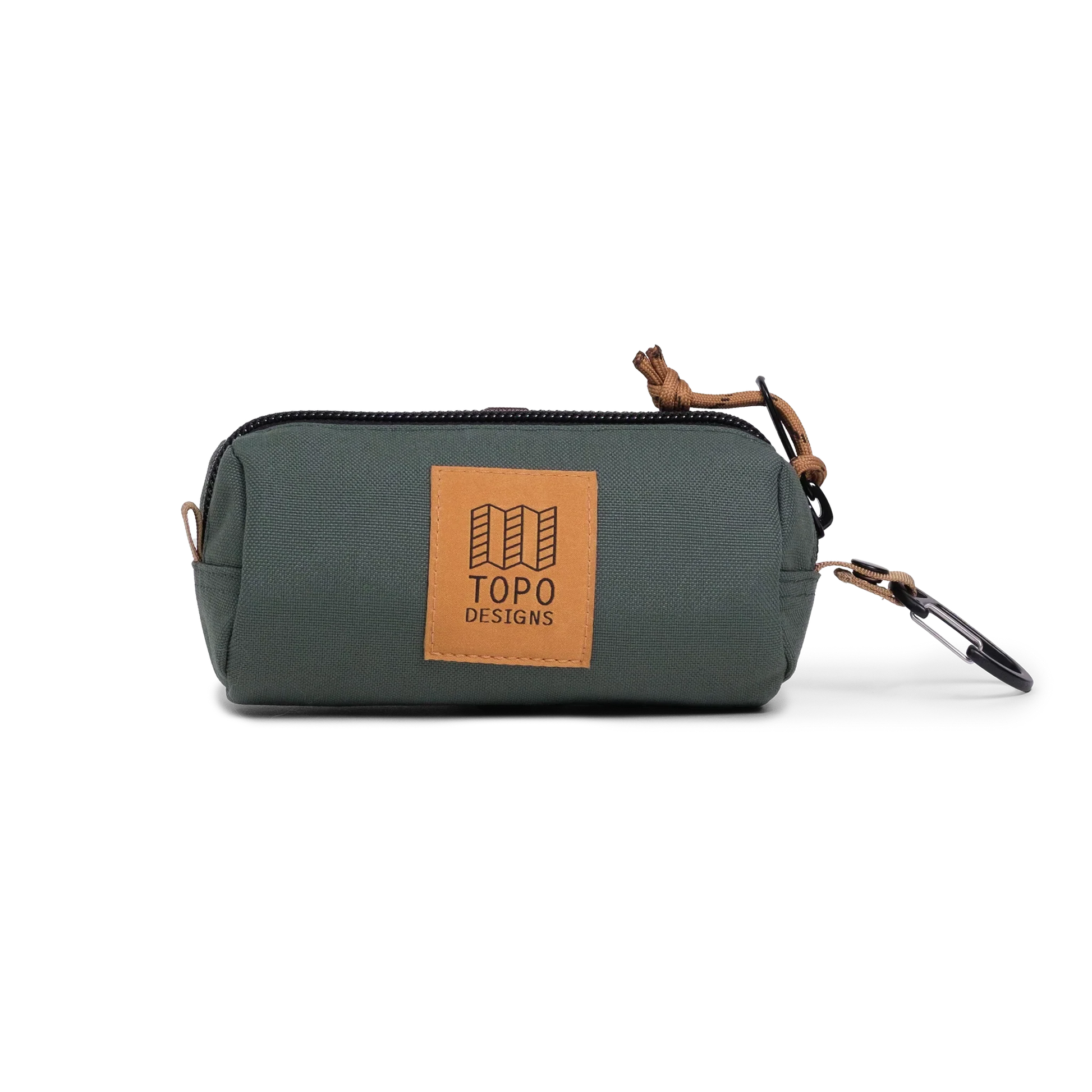 Front View of Topo Designs Burrito Bag in "Forest / Woodland"