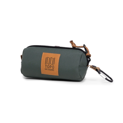 Front Quarter View of Topo Designs Burrito Bag in "Forest / Woodland"