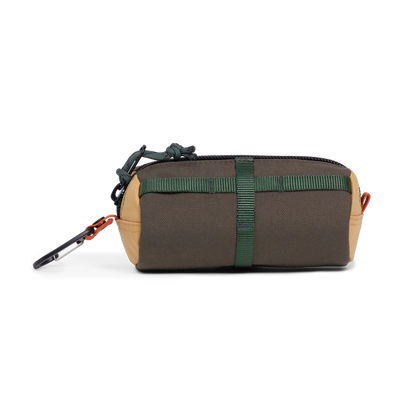 Back View of Topo Designs Burrito Bag in "Woodland / Goldenrod"
