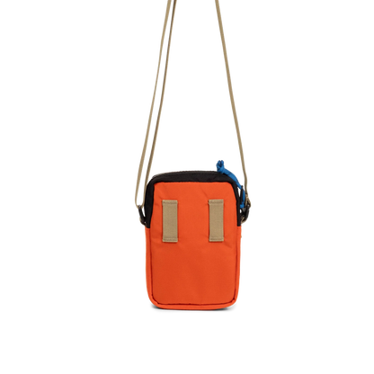 Back View of Topo Designs Mini Shoulder Bag in "Persimmon Haze"