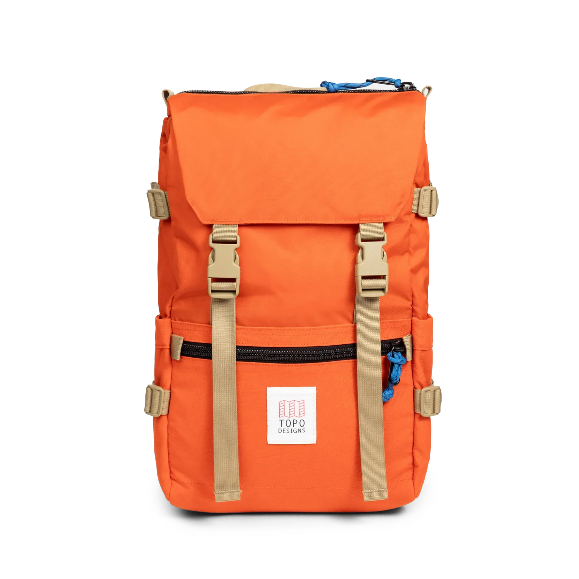 Front View of Topo Designs Rover Pack Classic in "Persimmon Haze"