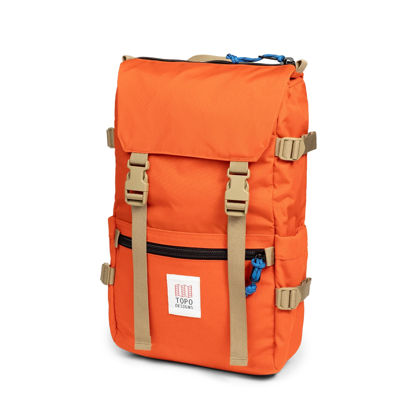 Front View of Topo Designs Rover Pack Classic in "Persimmon Haze"
