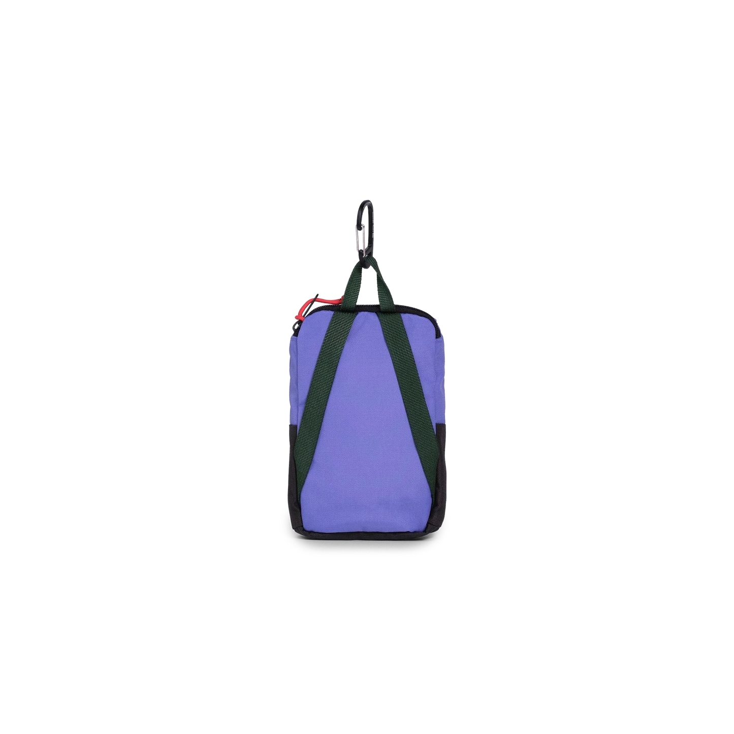 Back View of Topo Designs Rover Pack Micro in "Very Peri / Forest"