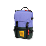 Front View of Topo Designs Rover Pack Mini in "Very Peri / Forest"