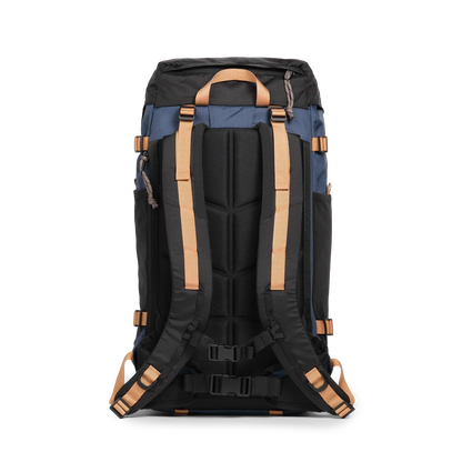 Back View of Topo Designs Rover Trail Pack 22L in "Bone White / Pond Blue"