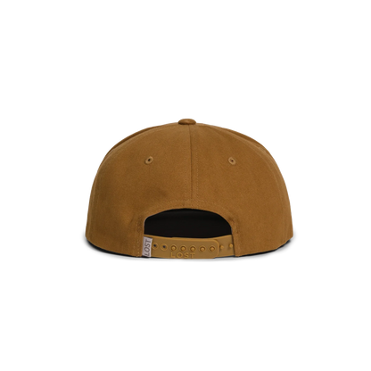 Back shot of Topo Designs x CCH x Pine Printshop Rope Cap in "Stuttgart"