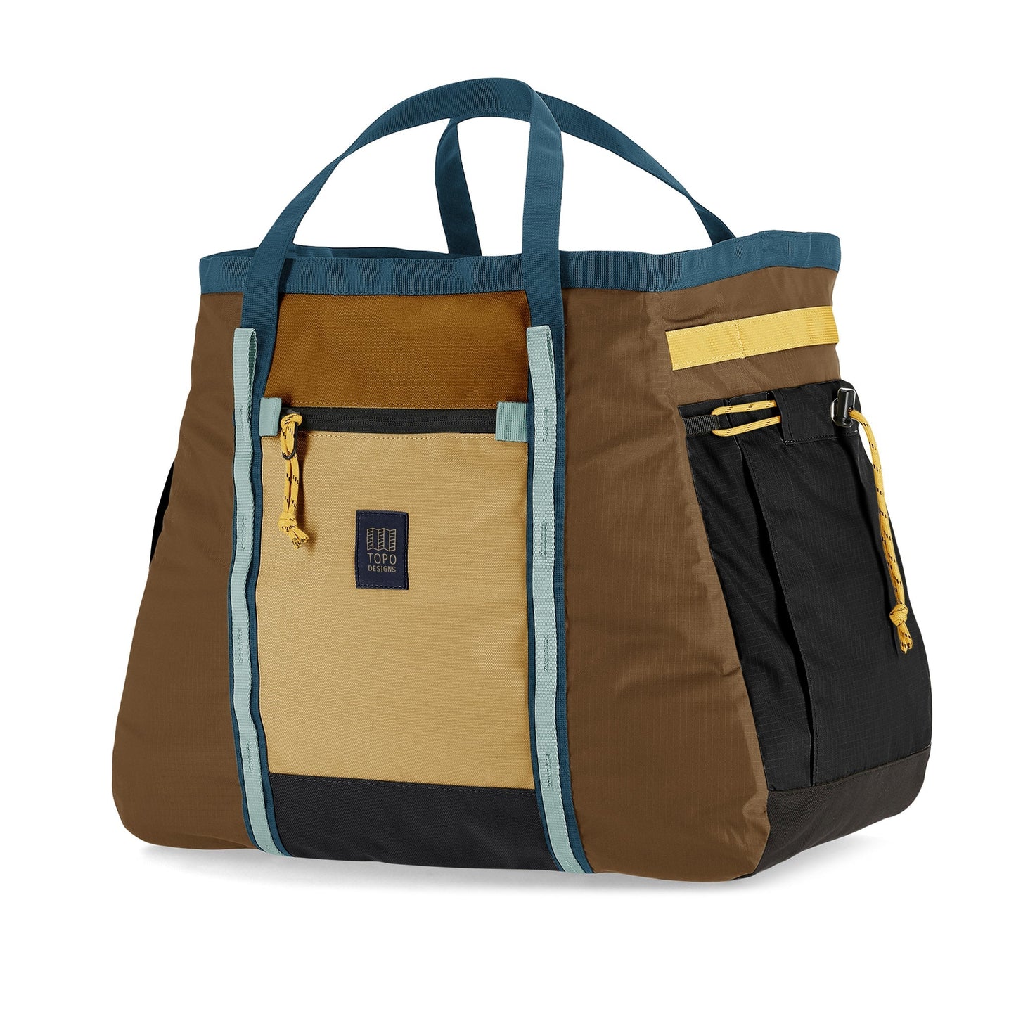 Front View of Topo Designs Mountain Gear Bag in "Desert Palm / Sahara"