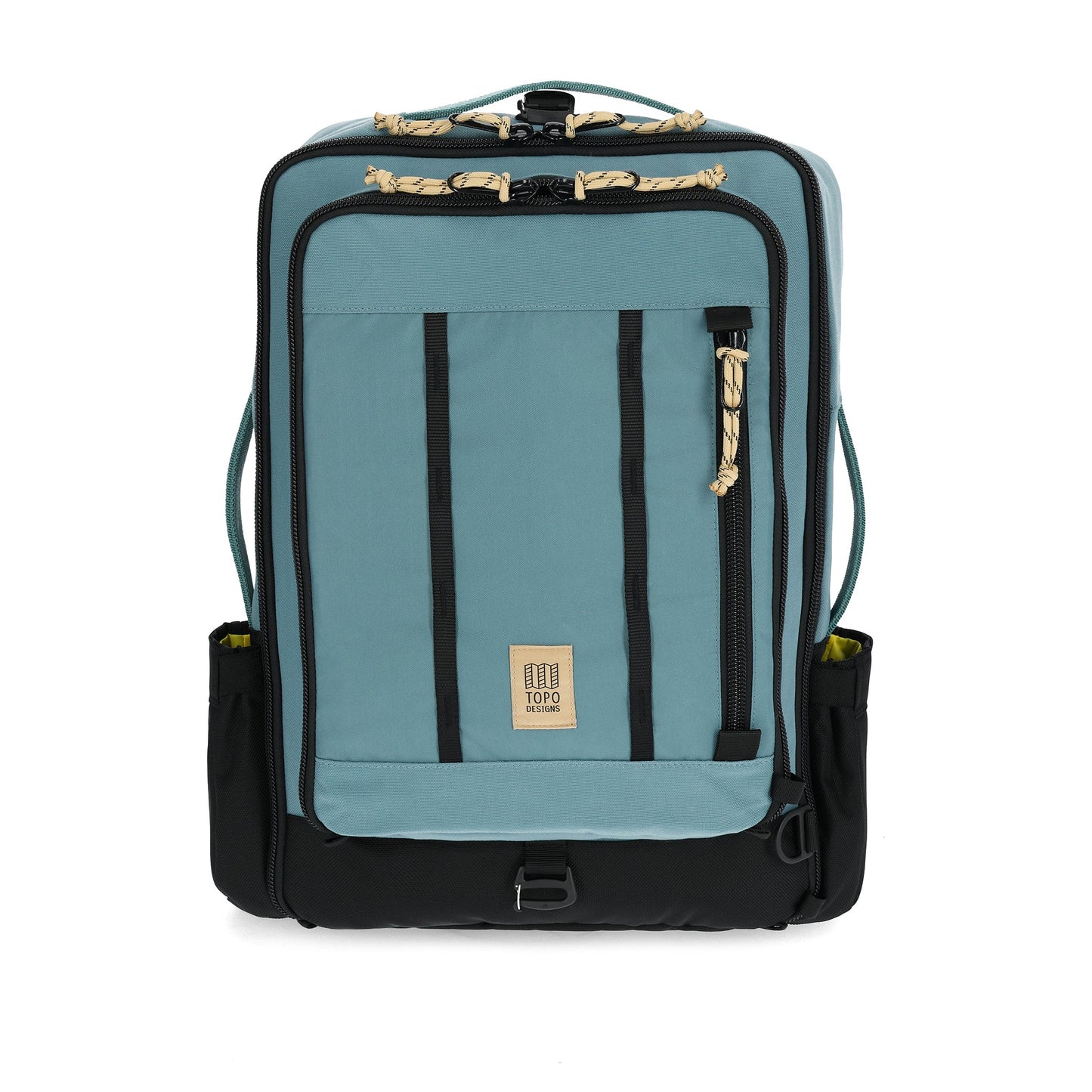 Front View of Topo Designs Global Travel Bag 30L in "Sea Pine"