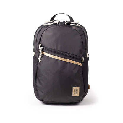 Front View of Topo Designs Commuter Backpack in "Black / Neutral"