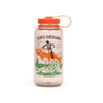 Topo Designs Nalgene 32 oz Wide Mouth Water Bottle in "Cowboy"