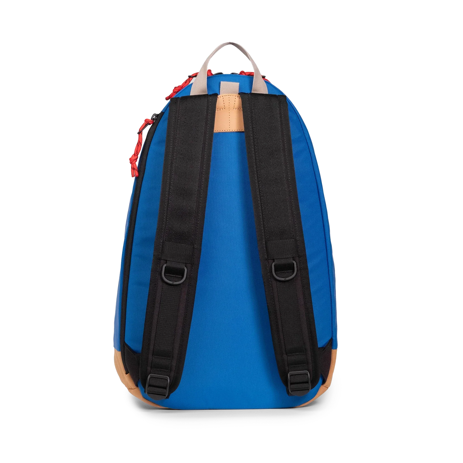 Back view of Topo Designs Classic Teardrop Backpack in "Classic Blue"