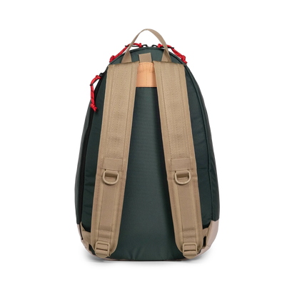 Back view of Topo Designs Classic Teardrop Backpack in "Forest"