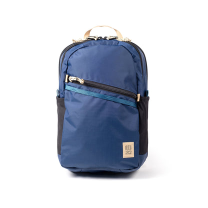 Front View of Topo Designs Commuter Backpack in "Navy / Sahara"